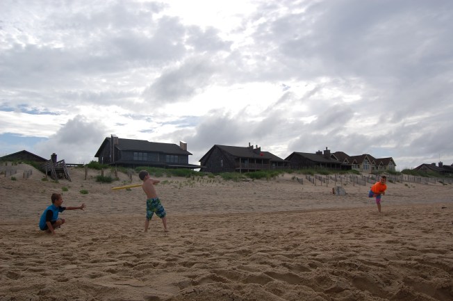 Wiffle ball on the beach- can't beat it!
